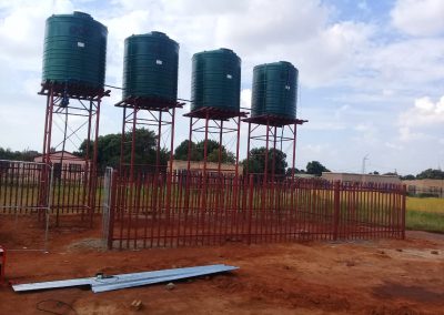 Tank Stand Installation for the Department of Education